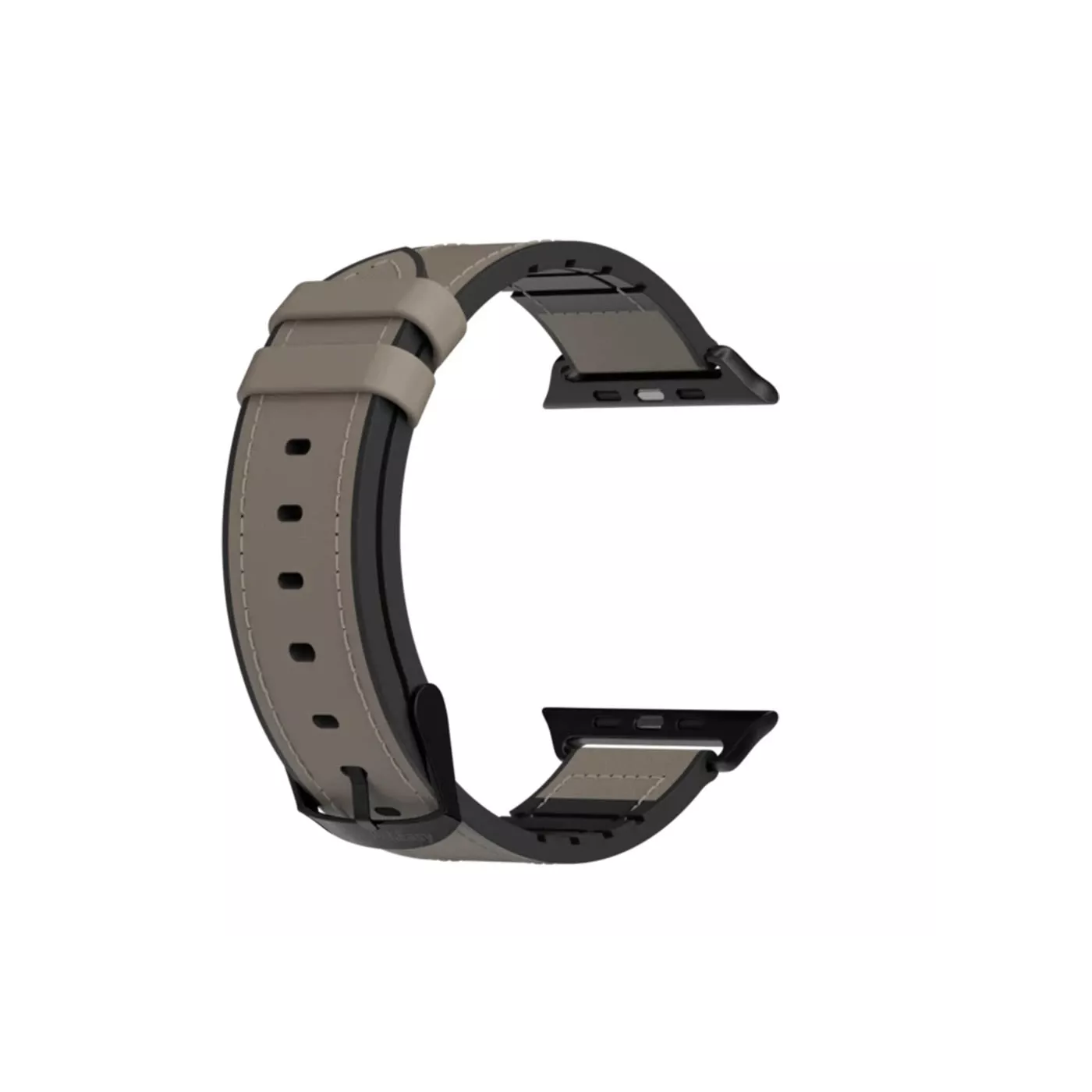 SwitchEasy Hybrid Silicone-Leather Band 42-45mm