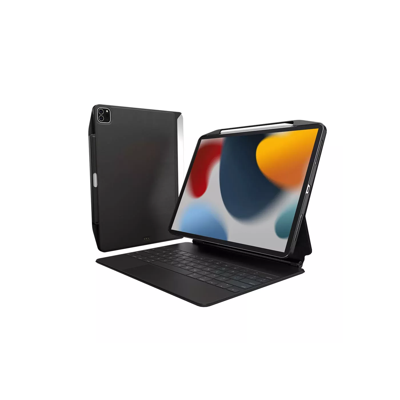 SwitchEasy CoverBuddy Magnetic Leather Case for 12.9-inch iPad Pro - Black