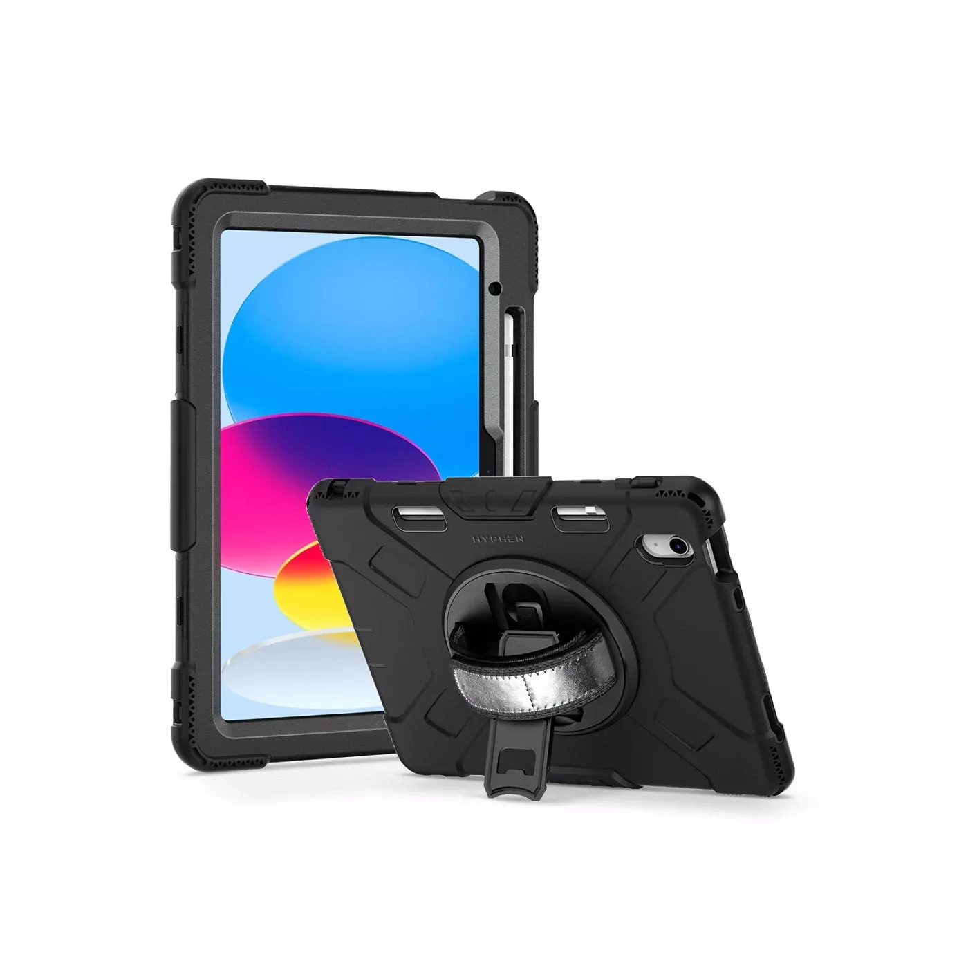 Hyphen Nxt Protective Case with Strap and Stand for iPad 10