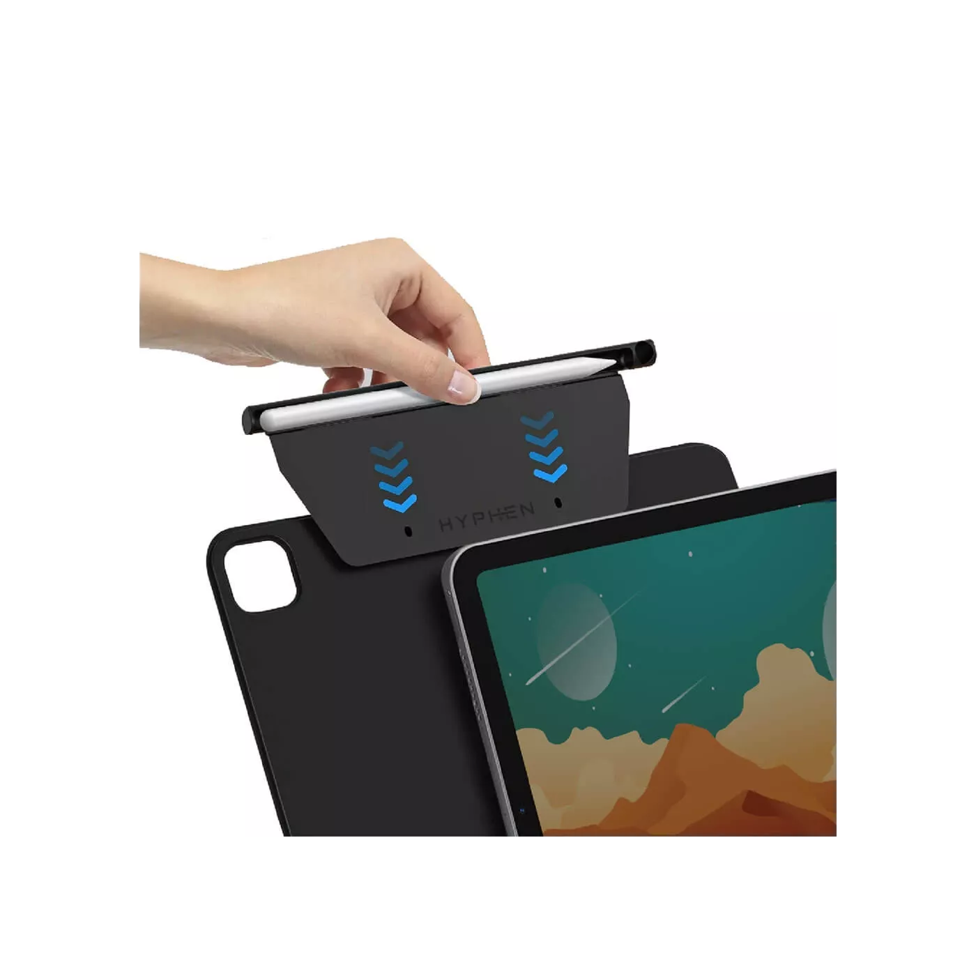 Hyphen Latch Pencil Holder - Black