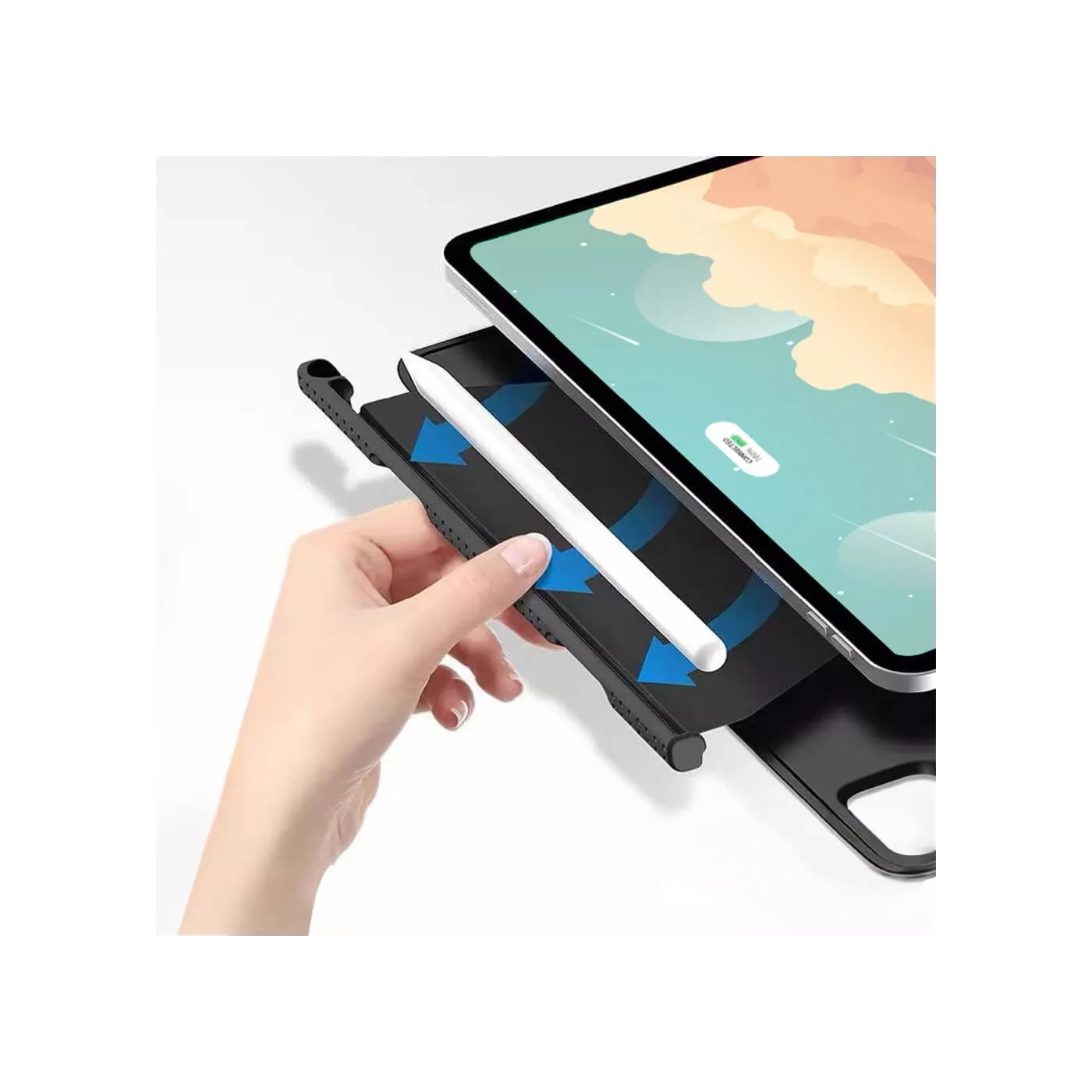 Hyphen Latch Pencil Holder - Black