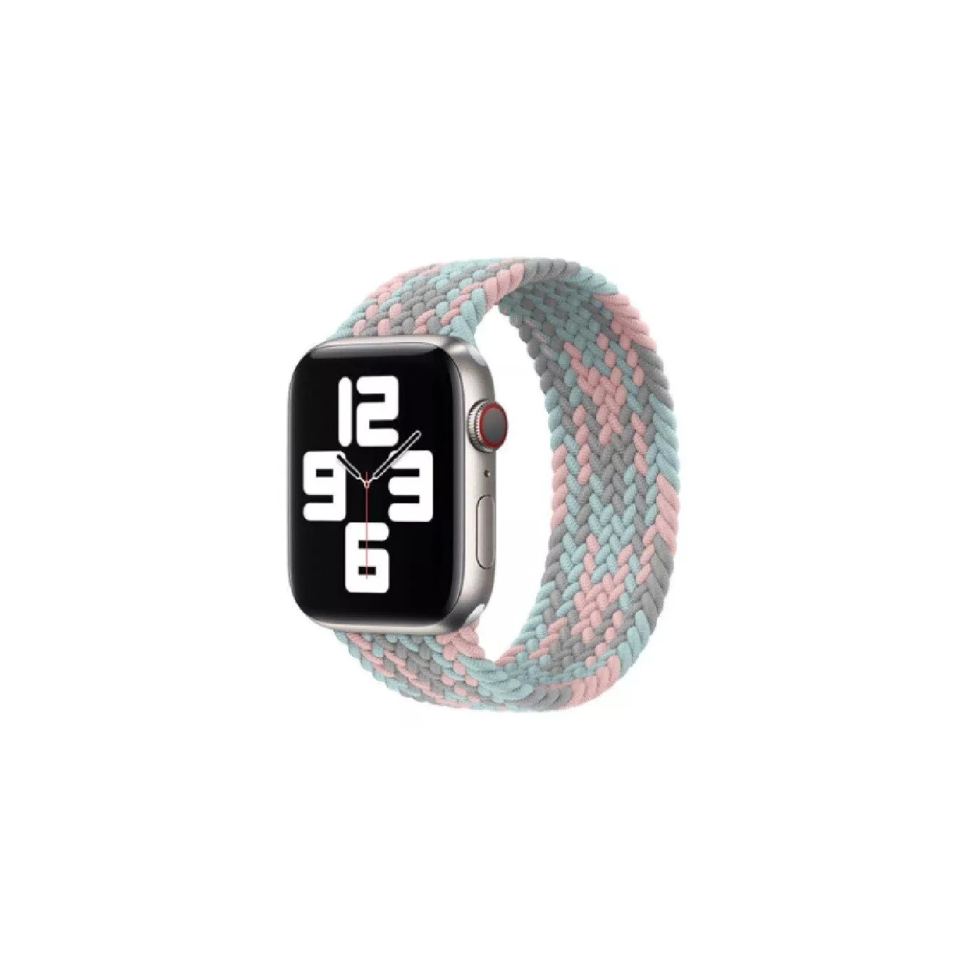 Hyphen Braided Apple Watch Strap 40mm M - Pink
