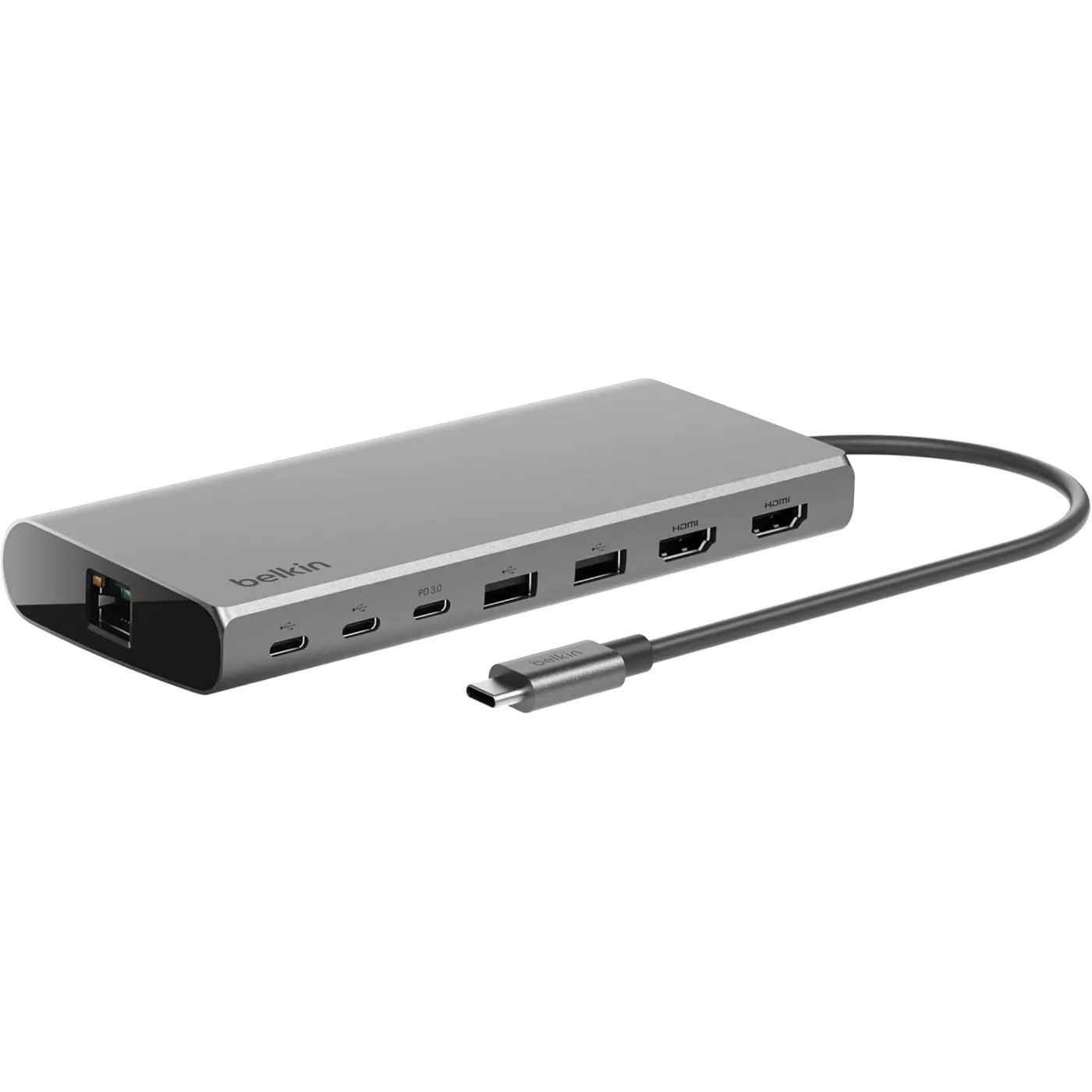 Belkin Connect 8in1 USB-C Hub, W Display Support - 100W