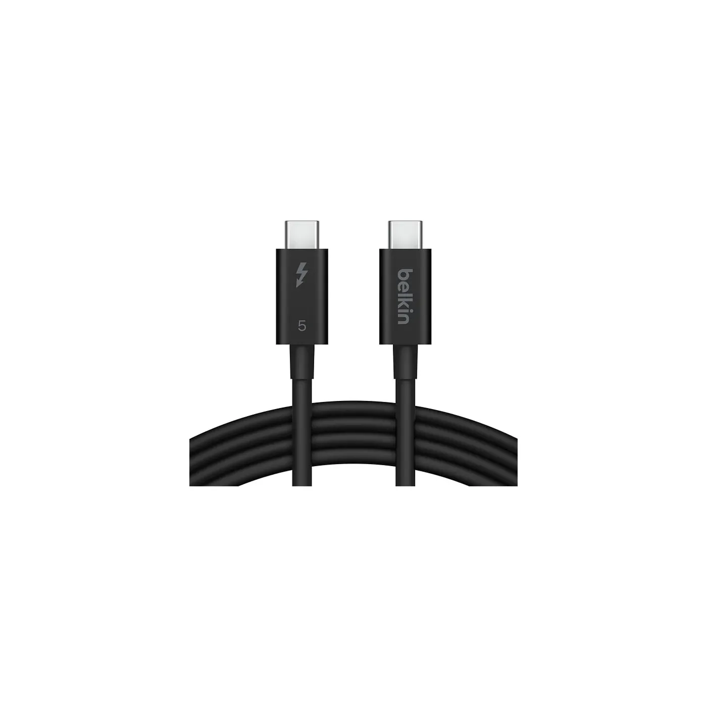 Belkin كابل Thunderbolt 5 بقدرة 240W وسرعة 80 Gbps ودقة 8K - أسود