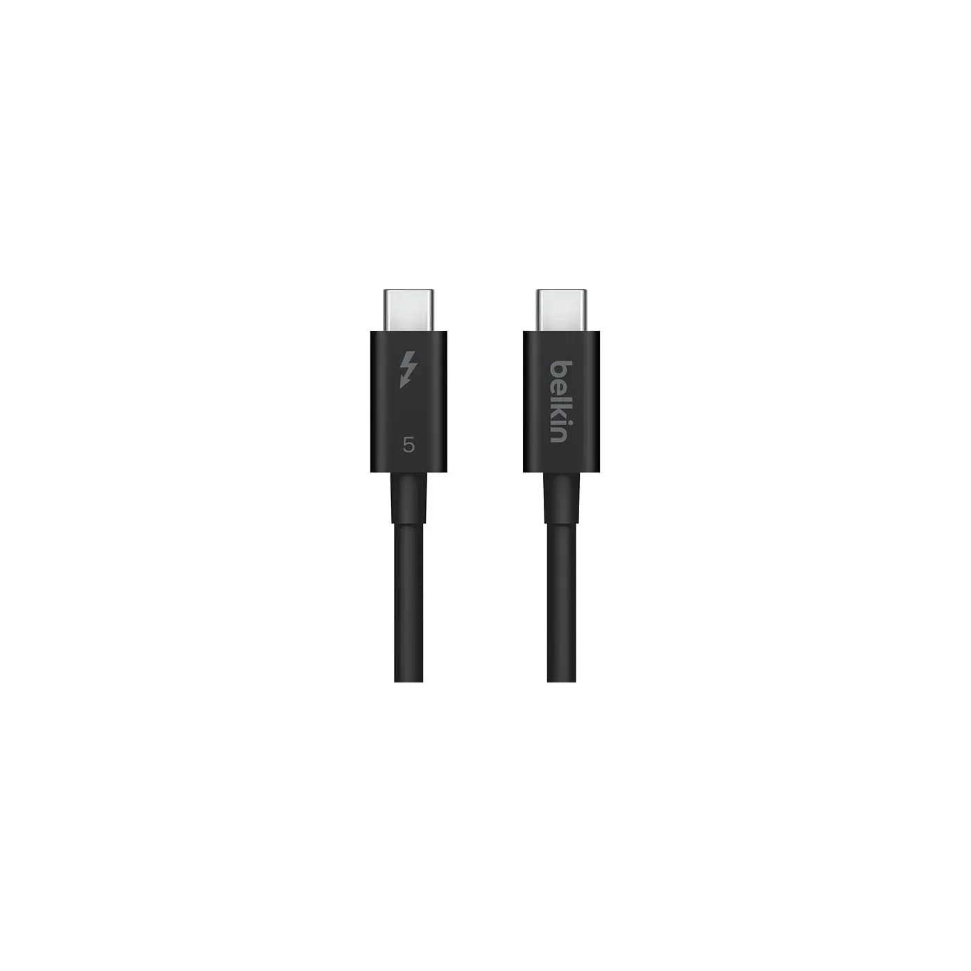 Belkin كابل Thunderbolt 5 بقدرة 240W وسرعة 80 Gbps ودقة 8K - أسود