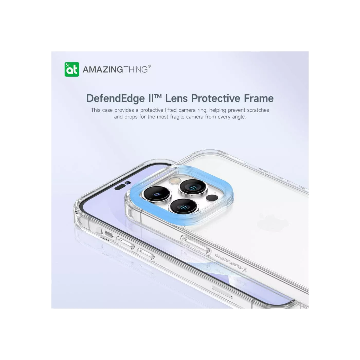 حافظة شفافة مقاومة للسقوط iPhone 14 Plus من أميزينج ثينج