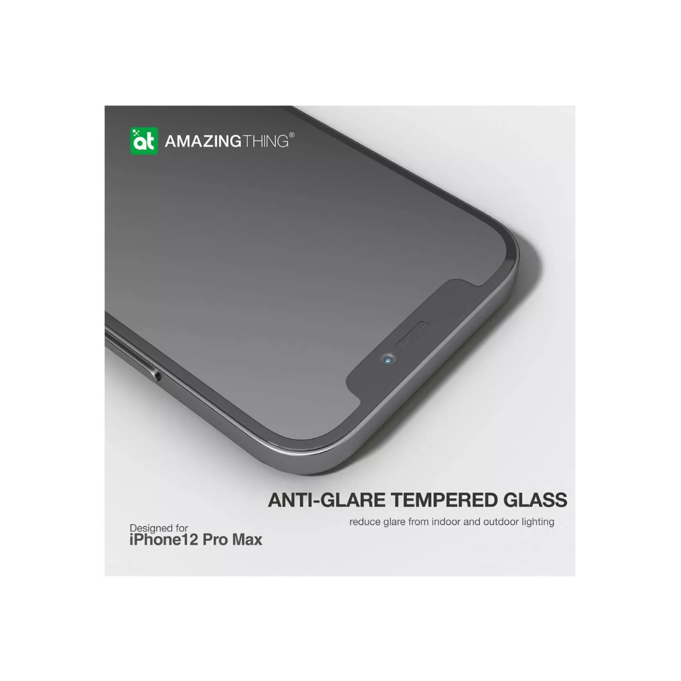 أميزينج ثينجز iPhone 12 Pro Max 2.75D واقي الشاشة - مطفي