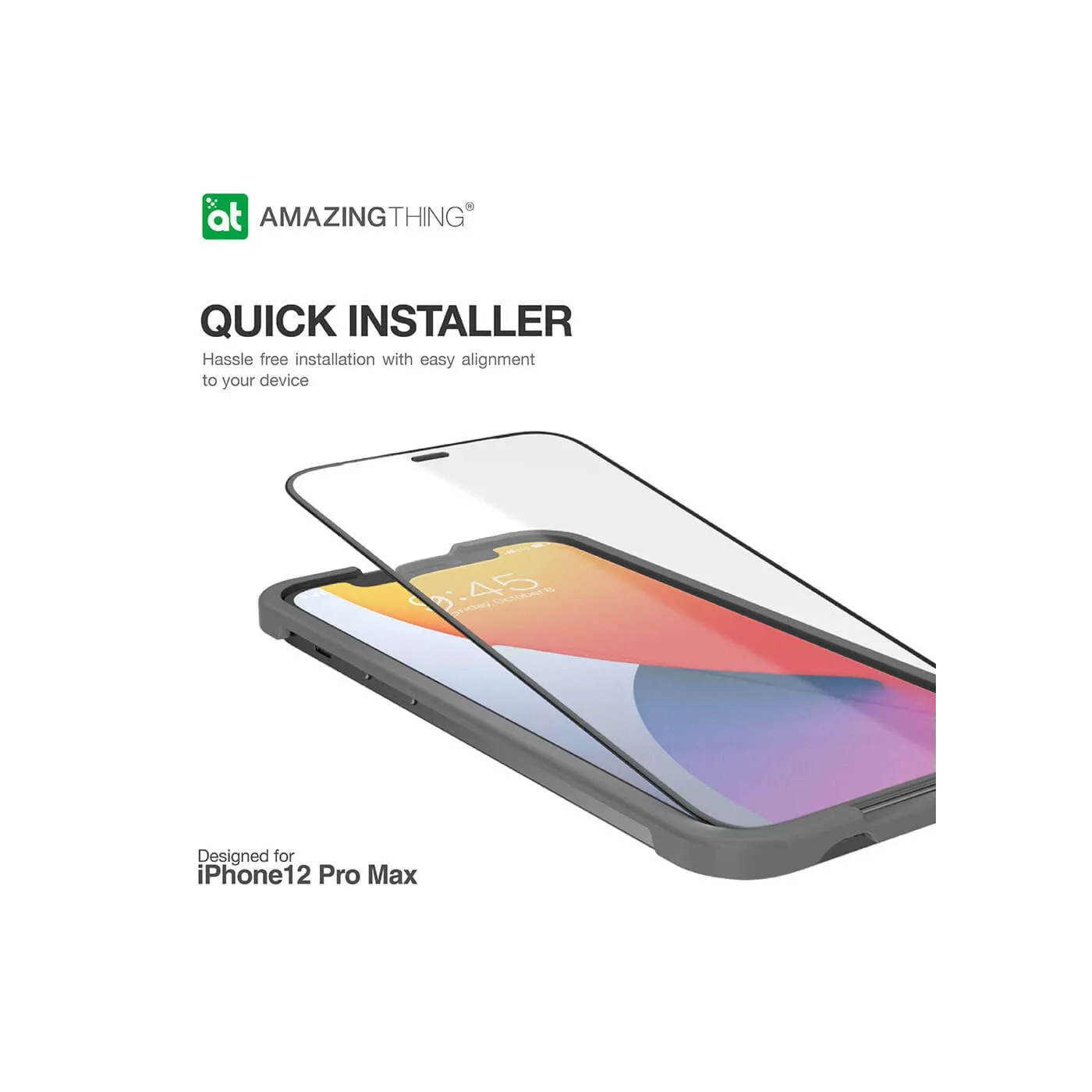 أميزينج ثينجز iPhone 12 Pro Max 2.75D واقي الشاشة - مطفي