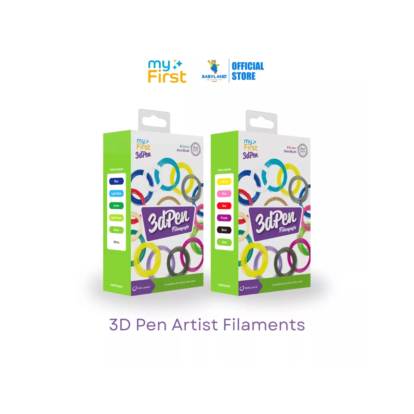 myFirst - Filaments - 3DPEN - 5 Colours