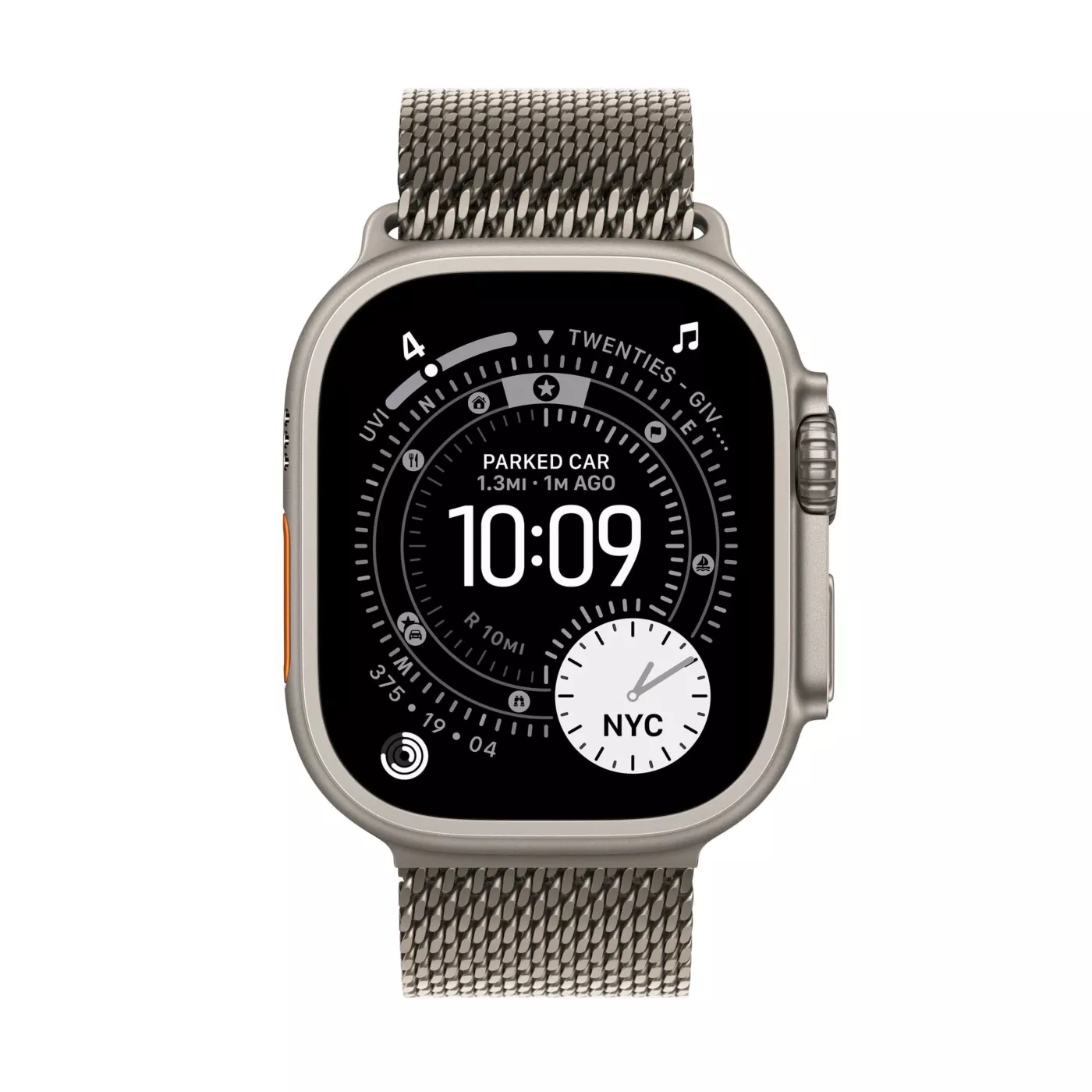 Apple Watch Ultra 3 with Milanese Loop