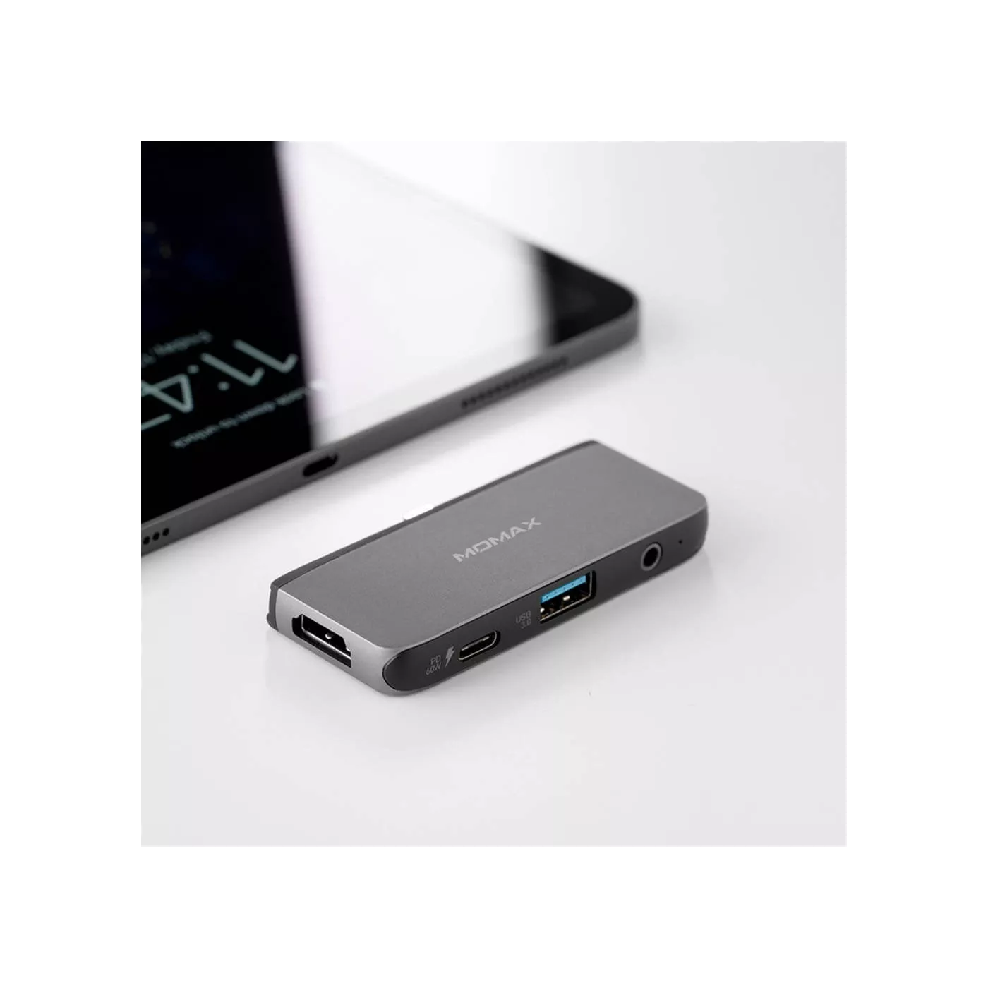 Momax - OneLink 4-In-1 USB-C PD Hub - Space Gray