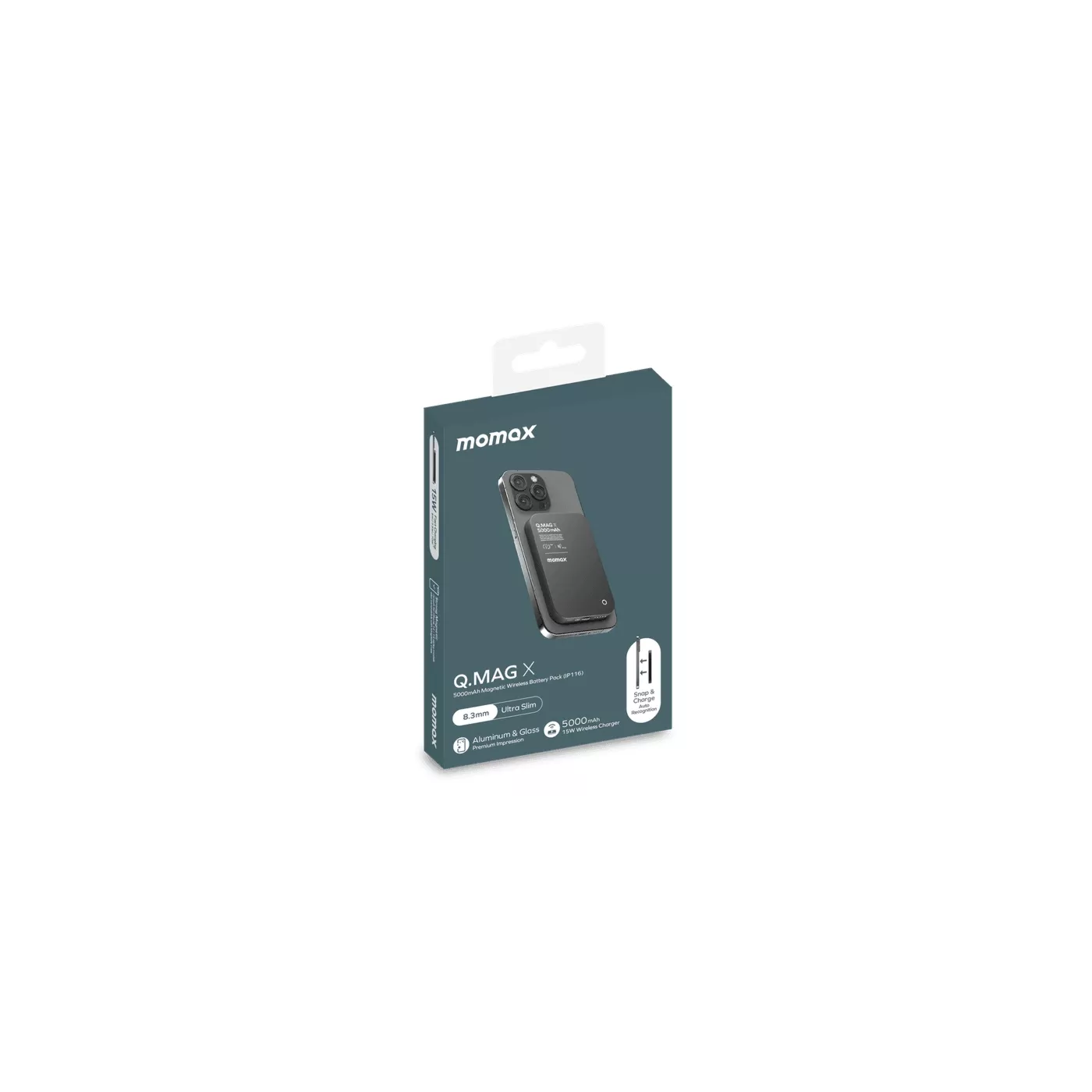 Momax Q.Mag Minimal 5K MagSafe Power Bank