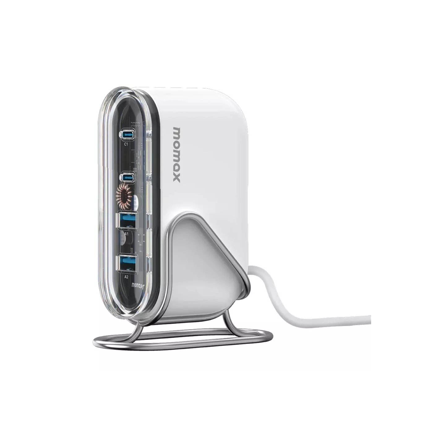 Momax Charge Flow PD 80W Desktop Charger - White
