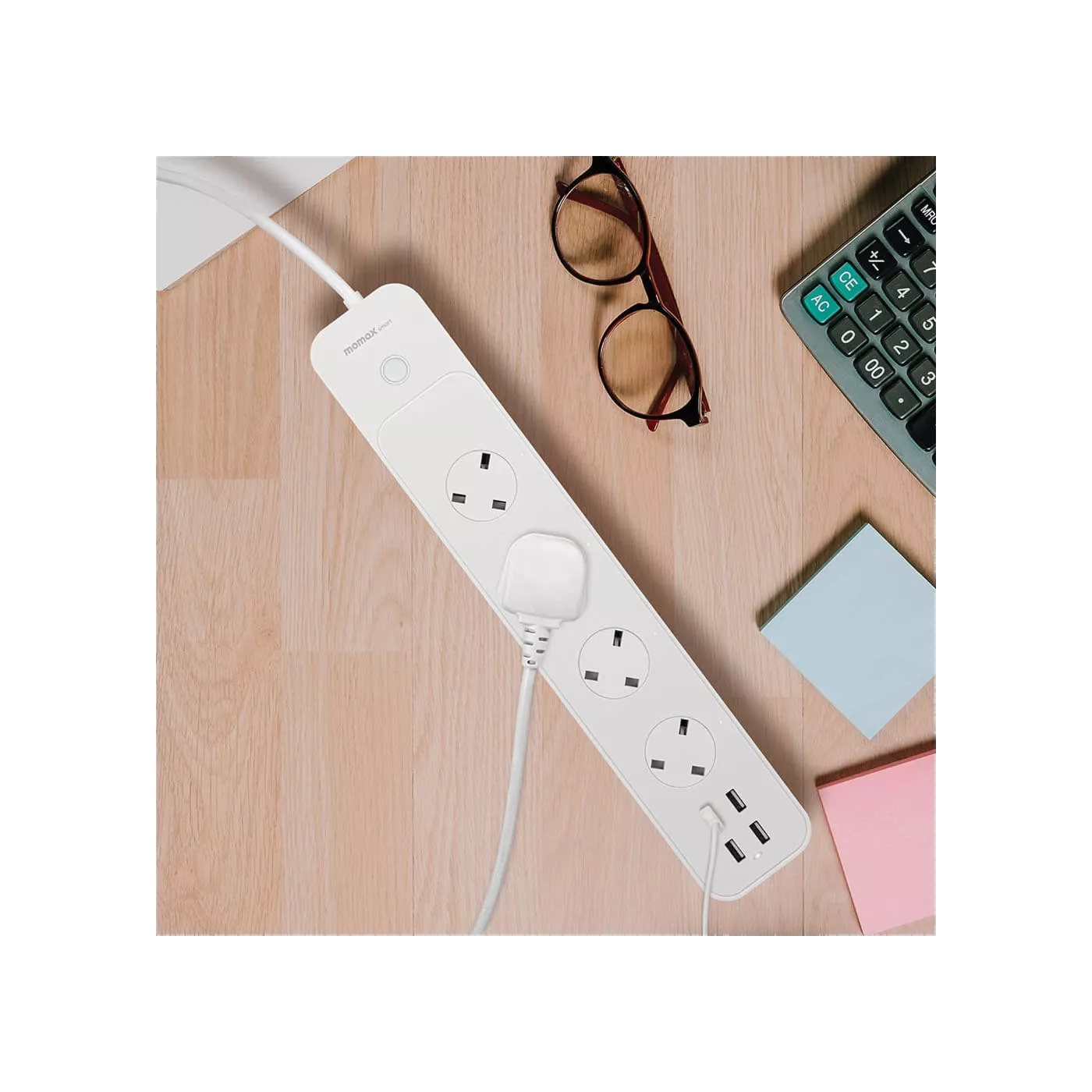 Momax - ChargeHub IoT Power Strip - White