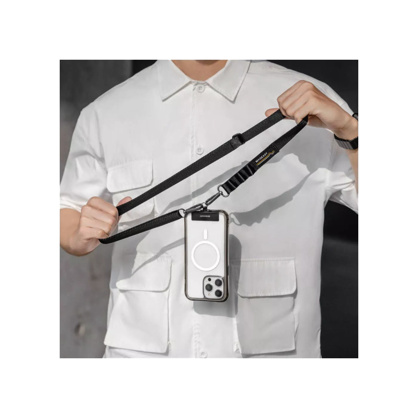 SwitchEasy Strap+Card 20mm Phone Lanyard