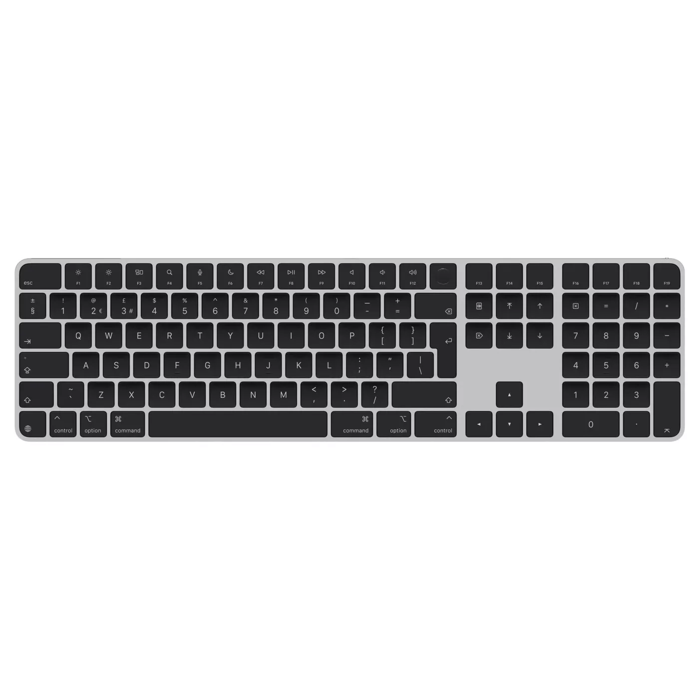 Magic Keyboard with Numeric Keypad - British English - Silver