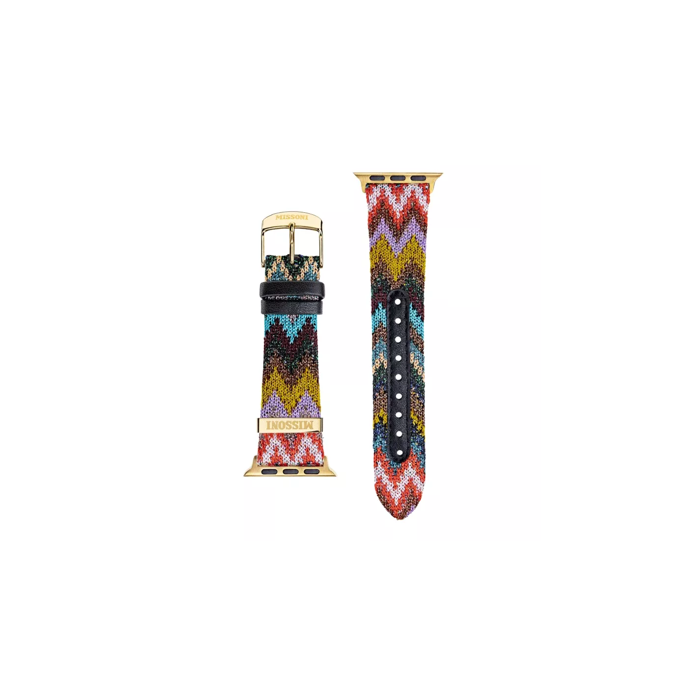 Missoni Apple Watch 38-40mm Zigzag Lurex Fabric Strap - Multicolor 2