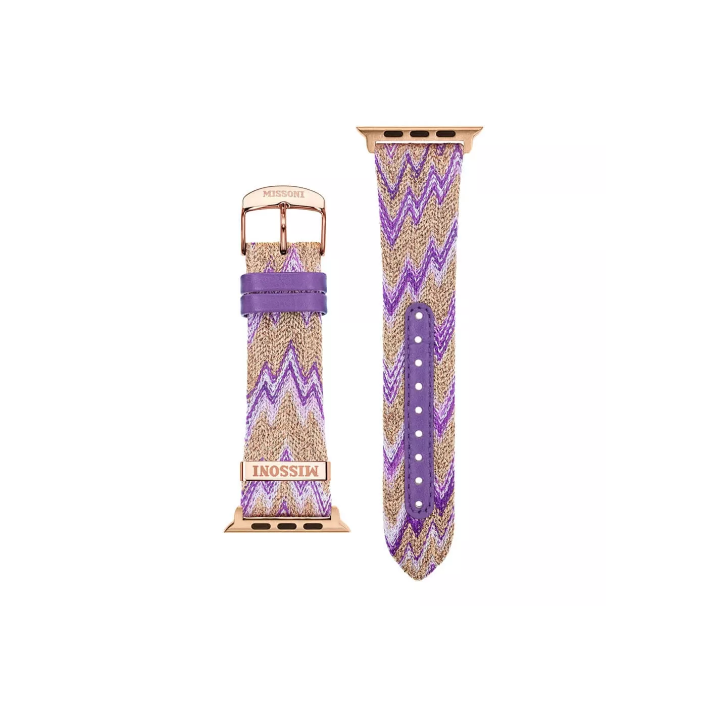 Missoni Zigzag Fabric Ardillon Apple Watch 42-45mm - Multicolor