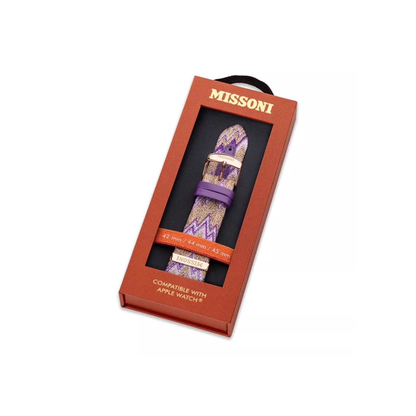 Missoni Zigzag Fabric Ardillon Apple Watch 42-45mm - Multicolor
