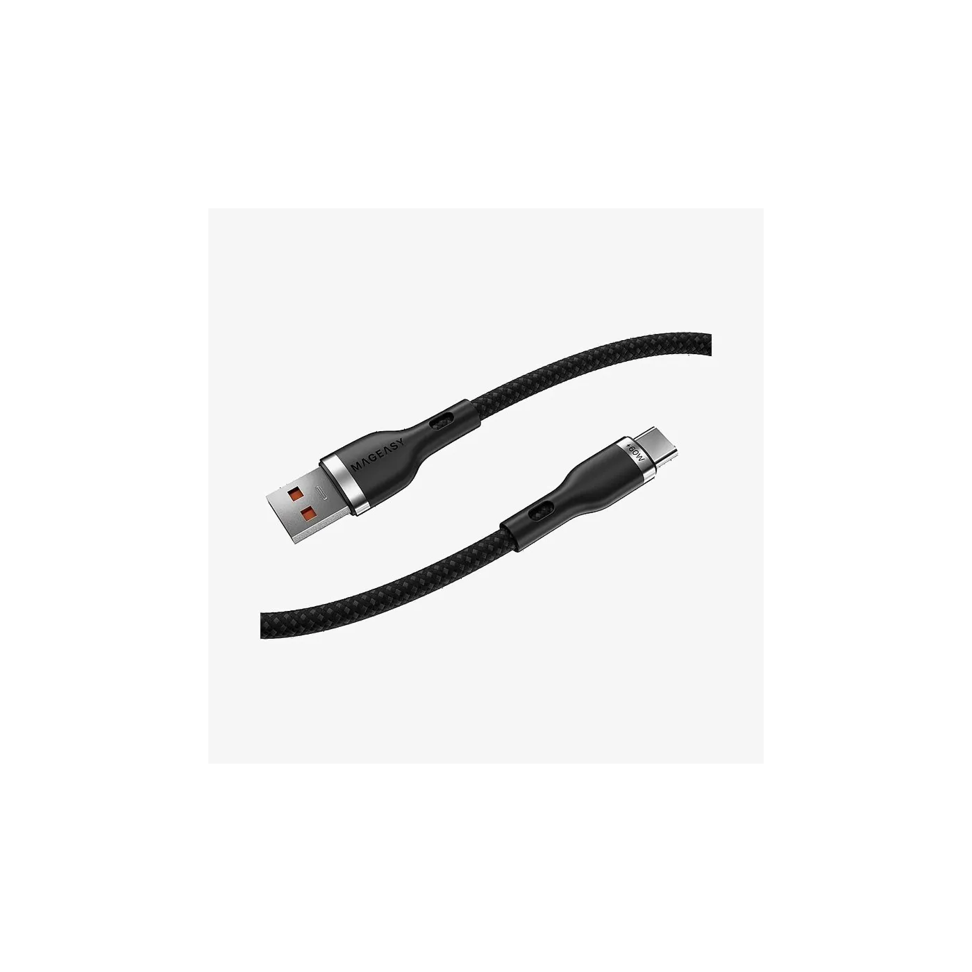 SwitchEasy MagEasy 60W USB-A to USB-C Cable 1.5m - Black