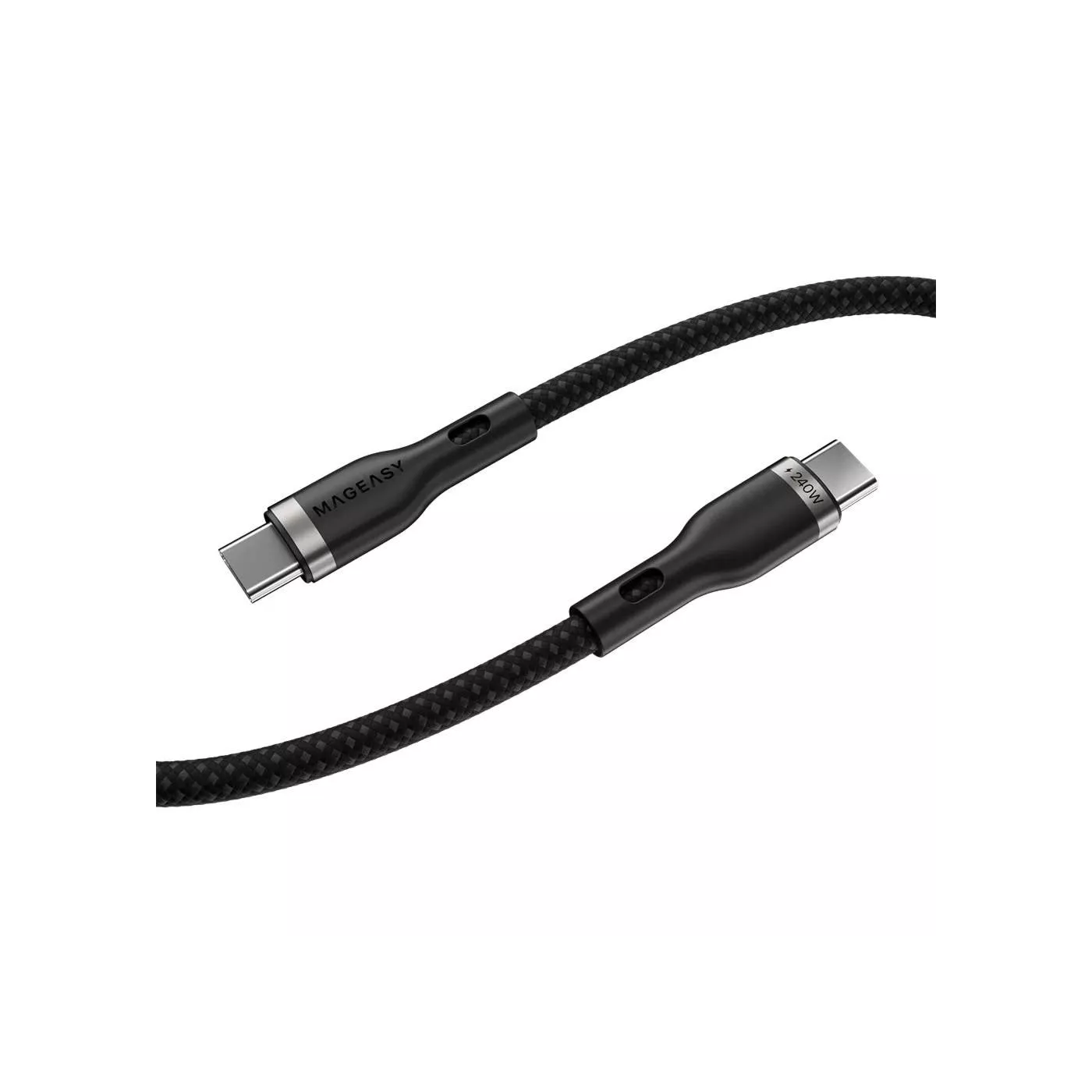 MagEasy 240W USB-C to USB-C Cable (2m) - Black