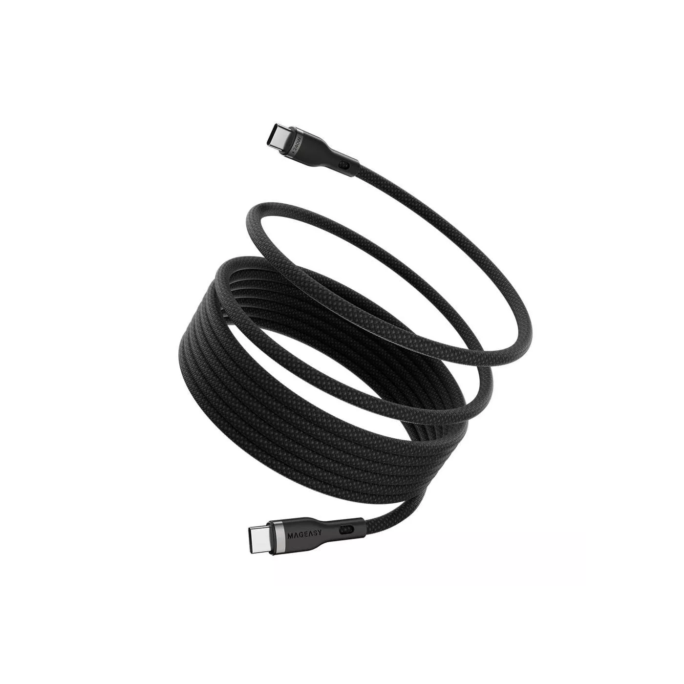 MagEasy 240W USB-C to USB-C Cable (2m) - Black
