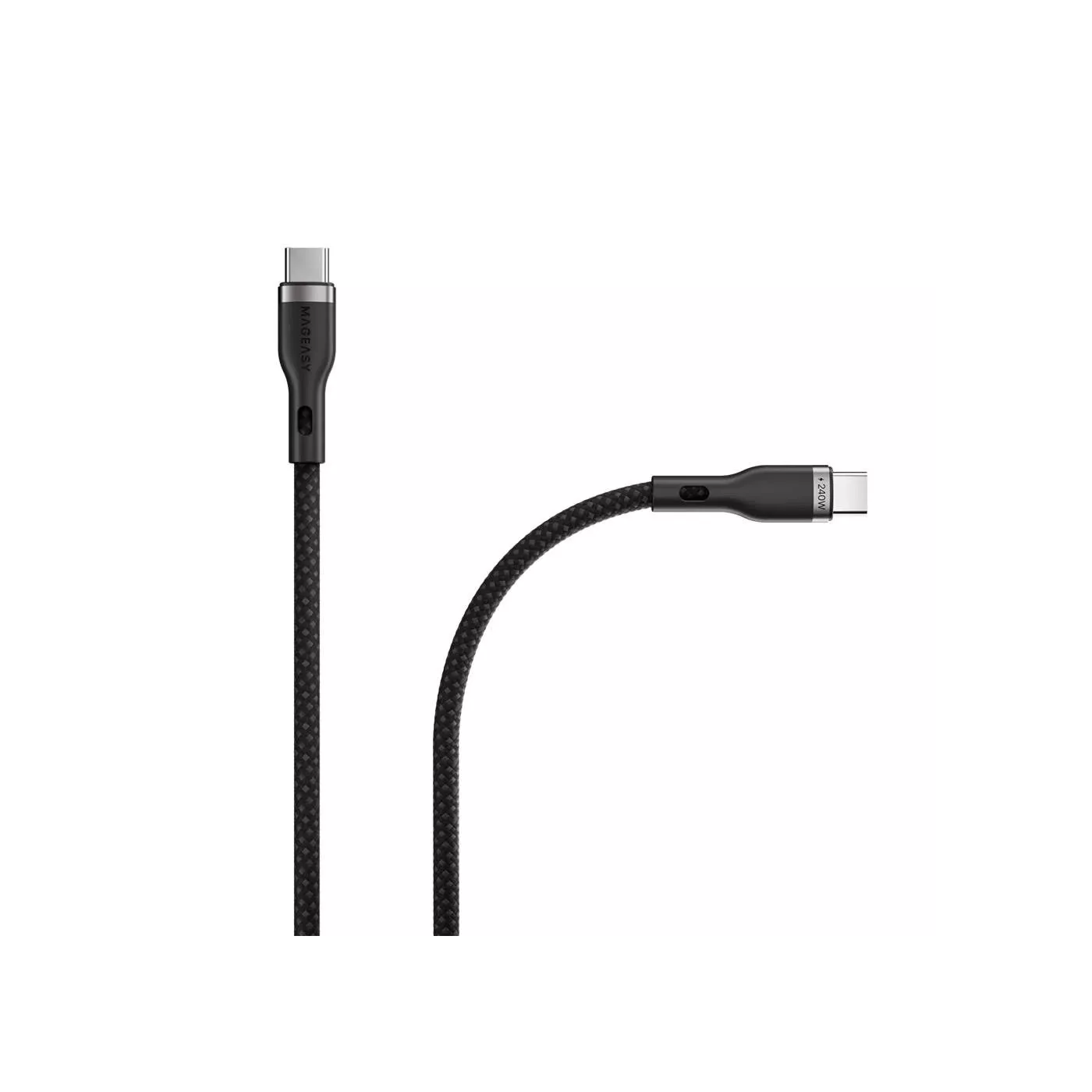 MagEasy 240W USB-C to USB-C Cable (2m) - Black