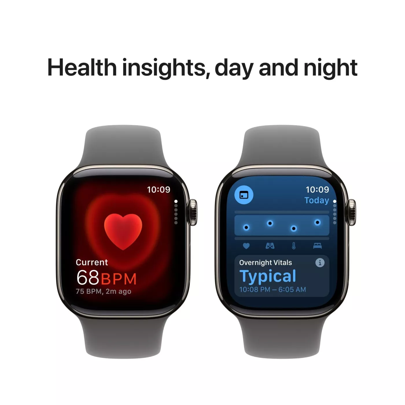 Apple Watch Series 10 GPS + Cellular 42mm Natural Titanium Case with Stone Gray Sport Band - M/L