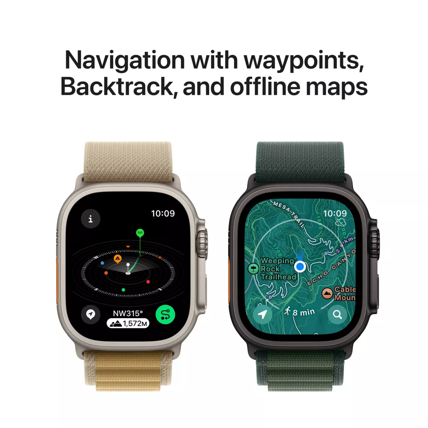 Apple Watch Ultra 2 with Alpine Loop