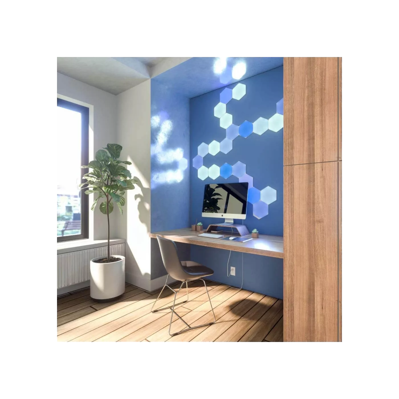 Nanoleaf Shapes - Hex - White - 3 Pack Expansion - Panels Only
