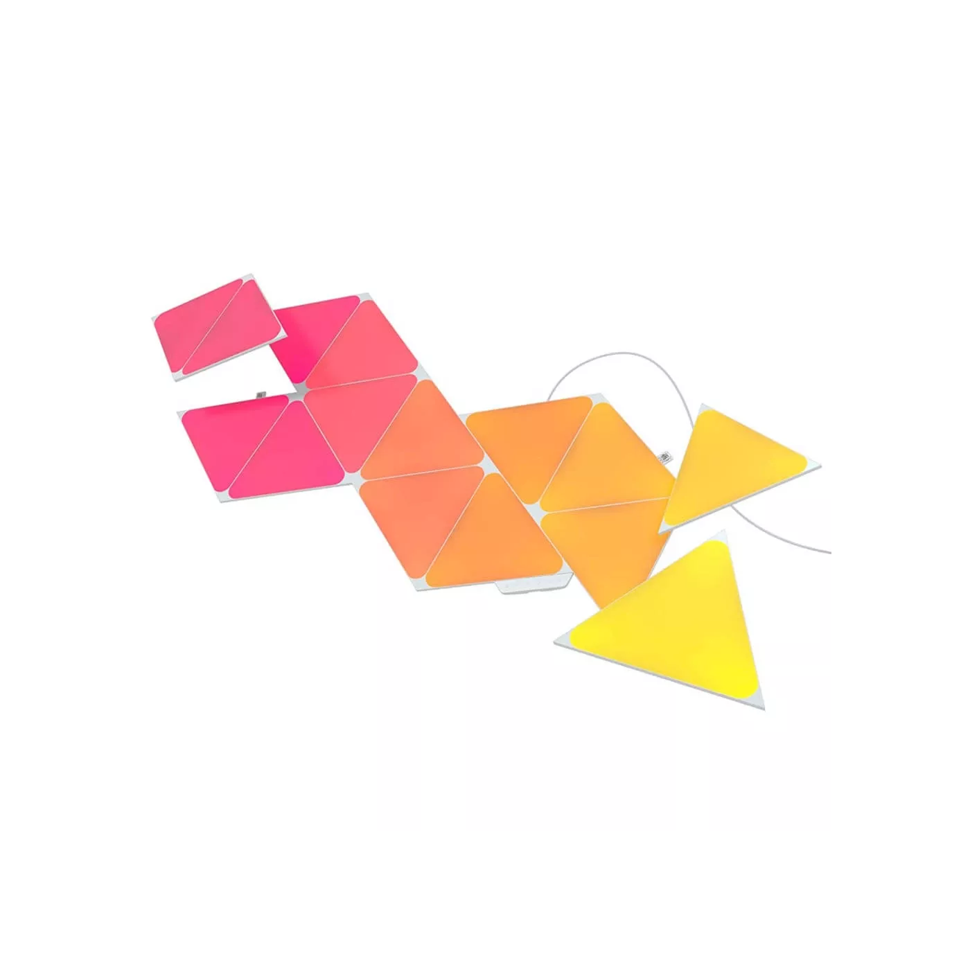 Nanoleaf - Shapes - Triangles - Starter Kit - White - 15 Pac