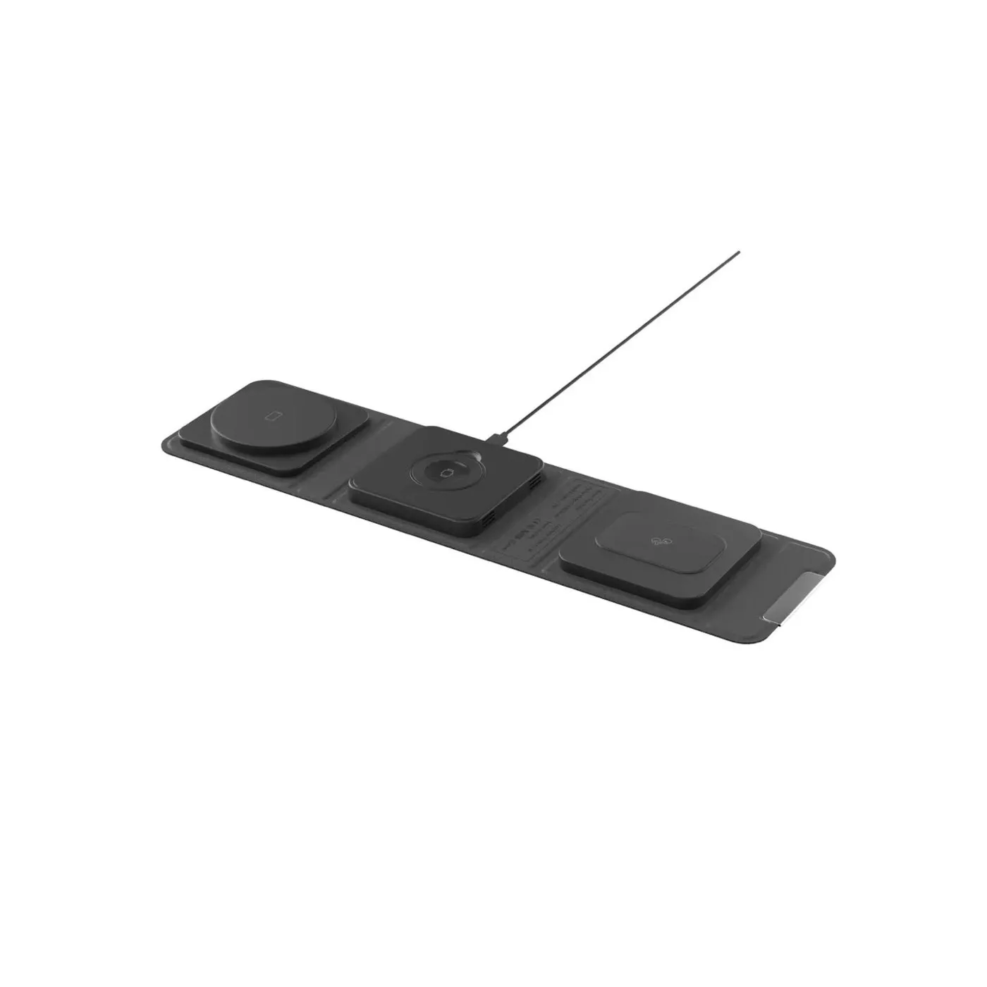 SwitchEasy TrioCharge 3-in-1 Foldable Wireless Charger - Black