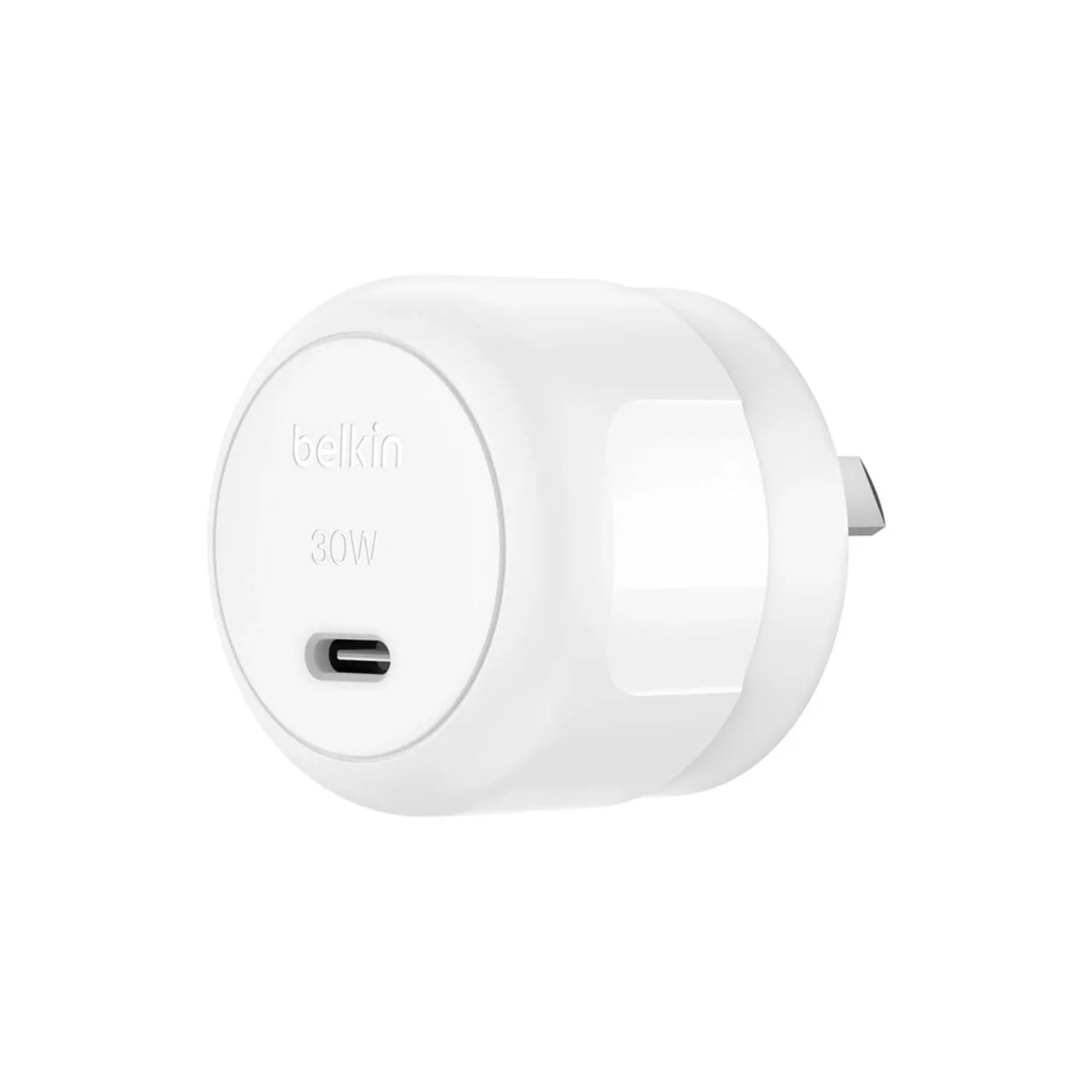 Belkin 30W PD BoostCharge USB-C Cable + Wall Charger - White