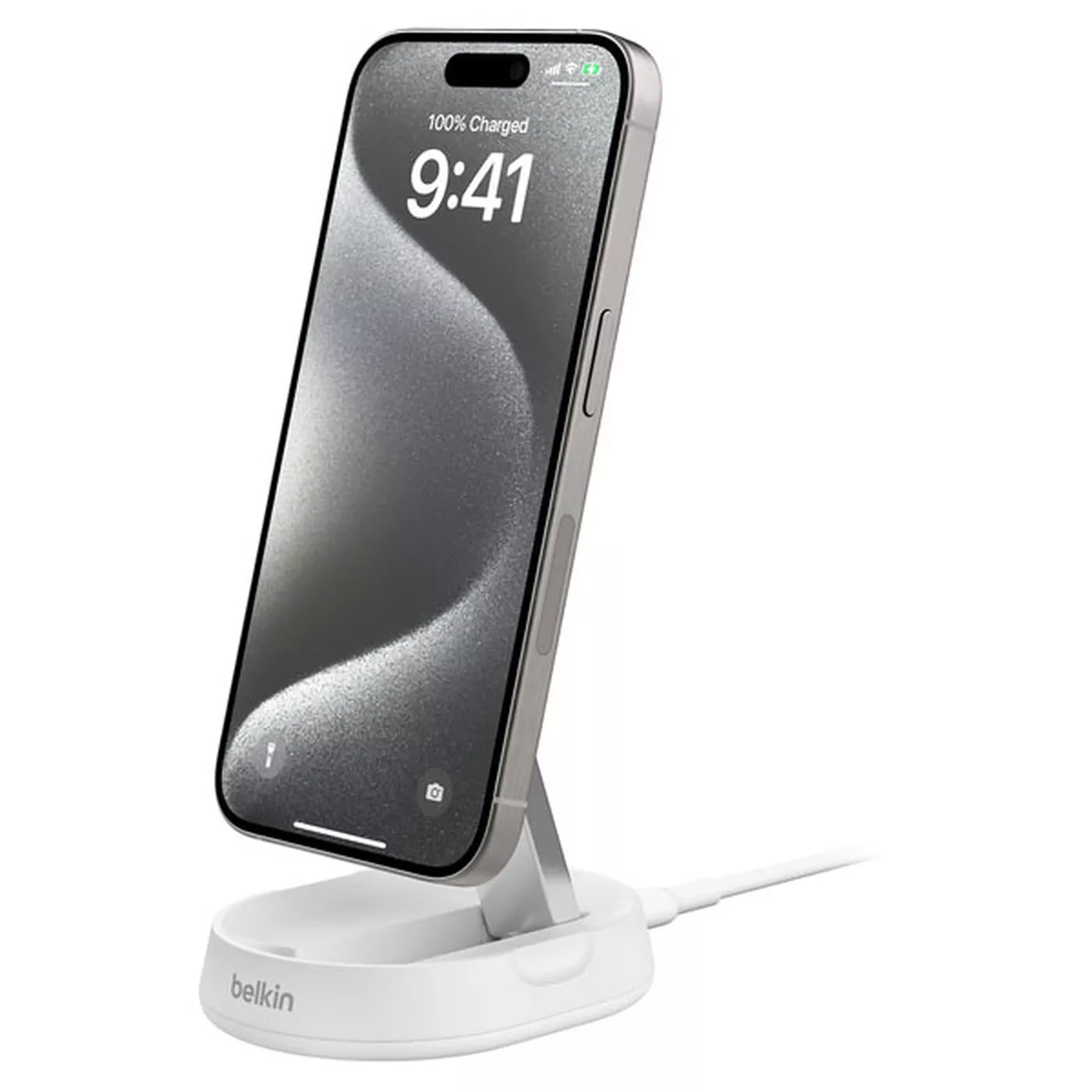 Belkin BoostCharge Pro 3in1 15W Qi2 Wireless Stand - White