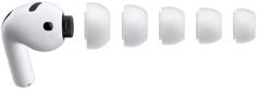 AirPods Pro 3, silicone ear tips, five sizes