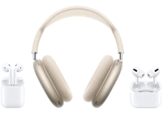 AirPods Pro in open charging case, white color