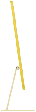 Yellow iMac facing to the right