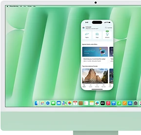 With iPhone Mirroring, move files, order takeout, and more all on your Mac