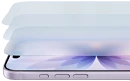 iPhone 17، الجزء الأمامي الخارجي، الجزء الجانبي الخارجي، لقطة مفصلة لطبقات درع السيراميك