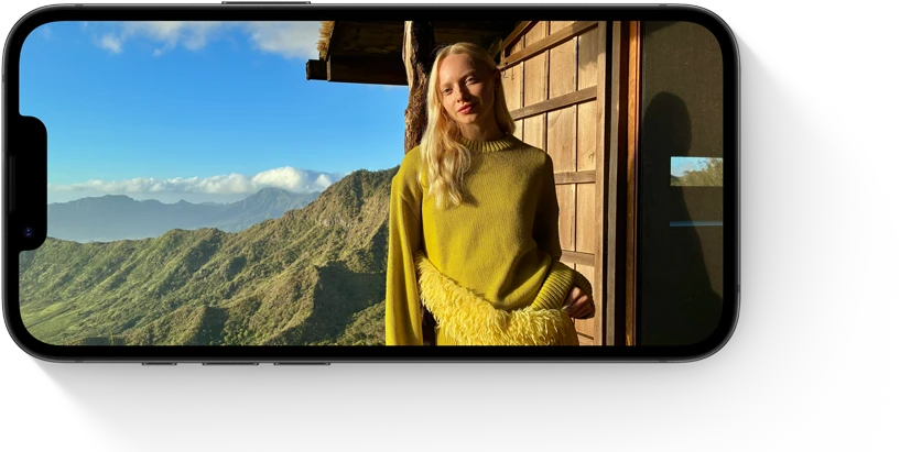 جهاز iPhone 17e، الجزء الخارجي الأمامي، شاشة ريتنا سوبر XDR