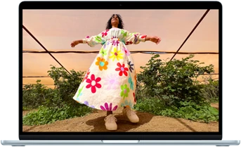 MacBook Air showcasing Liquid Retina display