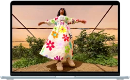MacBook Air showcasing Liquid Retina display