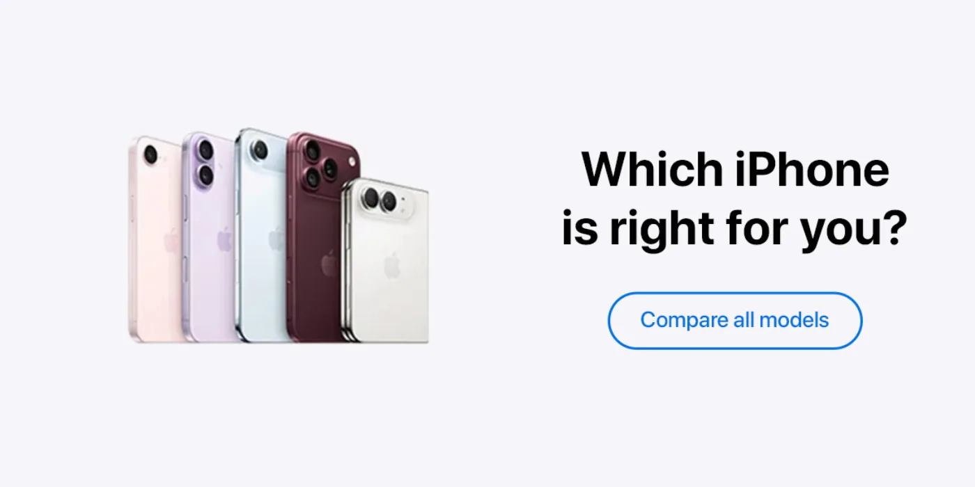 Compare iPhone models