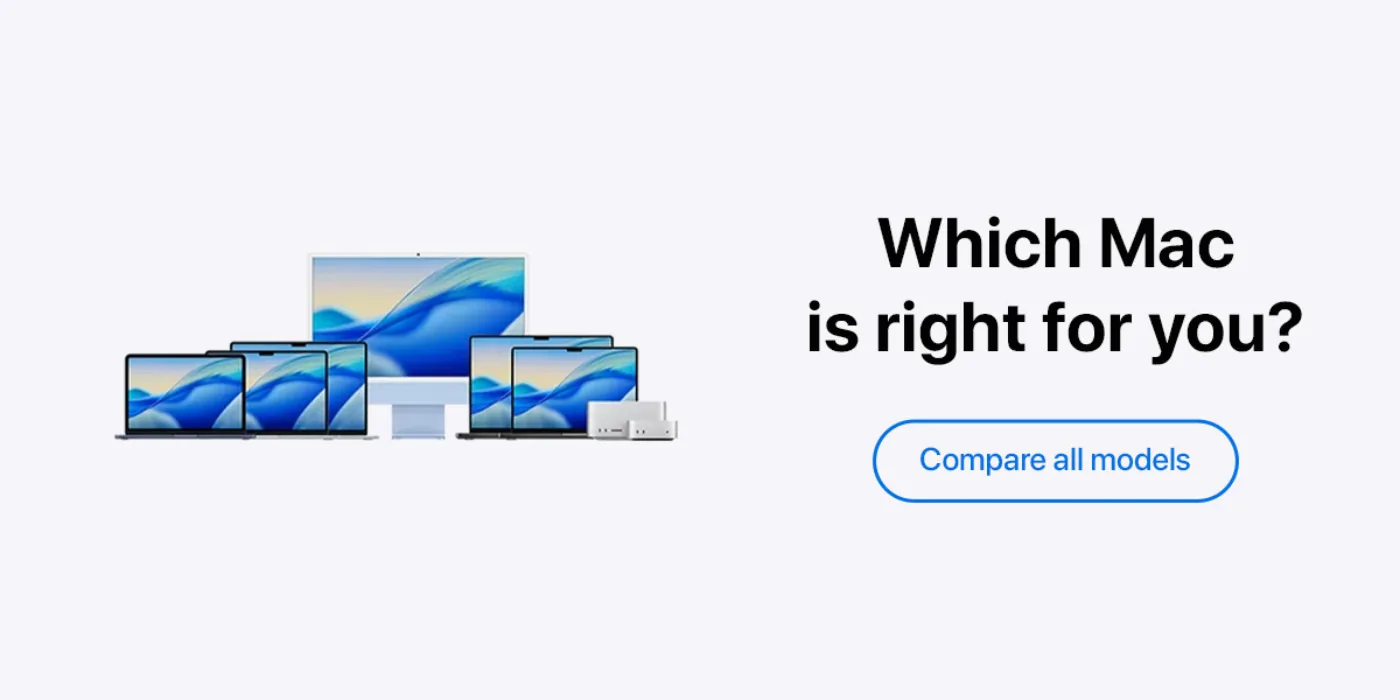 Compare Mac models