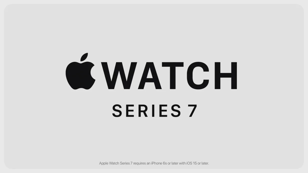 Apple Watch Series 7 GPS 41mm Blue Aluminium Case with Abyss Blue Sport Band — product video