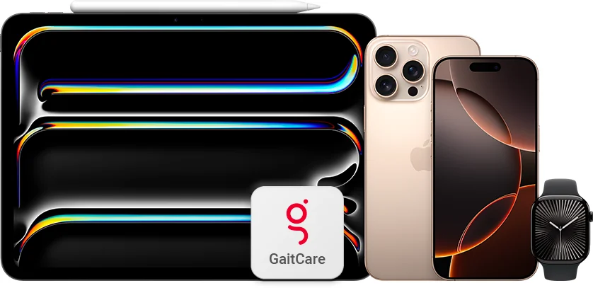 Apple devices covered by Gait Care
