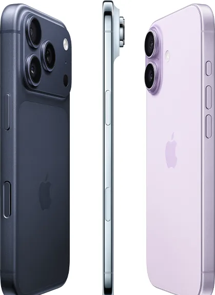 ثلاثة أجهزة iPhone 17