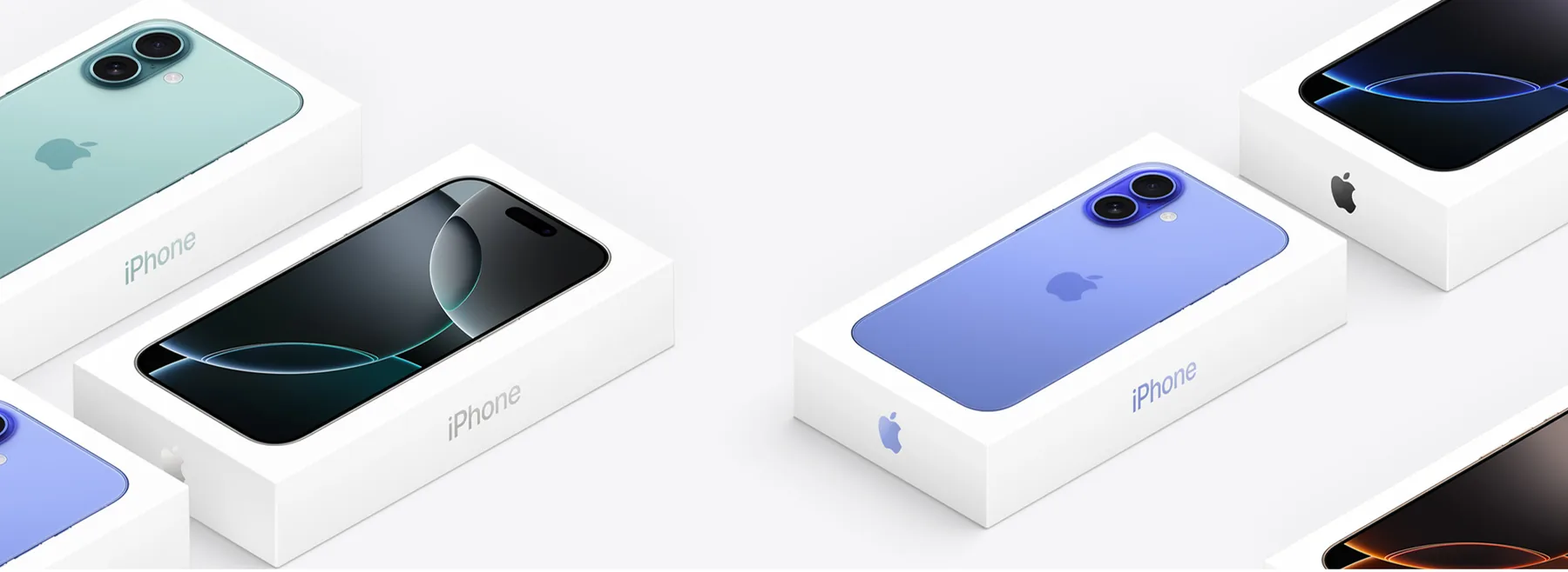 Boxed iPhone models